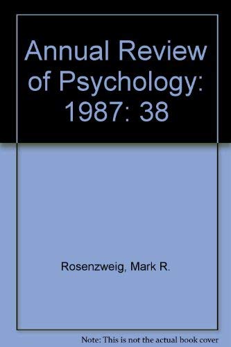 Beispielbild fr Annual Review of Psychology: 1987 zum Verkauf von GuthrieBooks