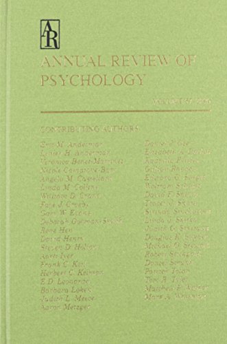 Imagen de archivo de Annual Review of Psychology, Volume 57. 2006 a la venta por Phatpocket Limited