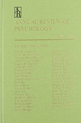 9780824302573: Annual Review of Psychology W/ Online Access, Vol 57