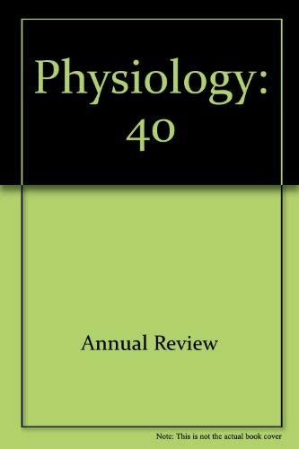 Stock image for Annual Review of Physiology, Vol. 40 for sale by Brainbooks