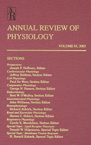 Beispielbild fr ANNUAL REVIEW OF PHYSIOLOGY VOLUME 65. zum Verkauf von Cambridge Rare Books