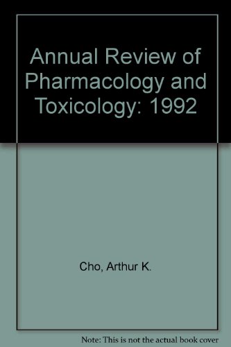Annual Review of Pharmacology and Toxicology; Volume 32, 1992