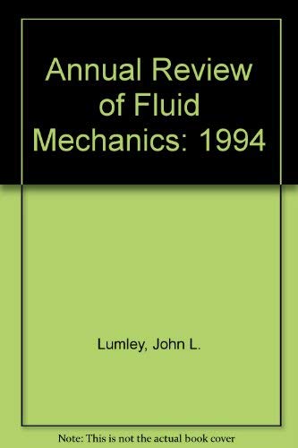 Imagen de archivo de Annual Review of Fluid Mechanics: 1994 a la venta por Alplaus Books