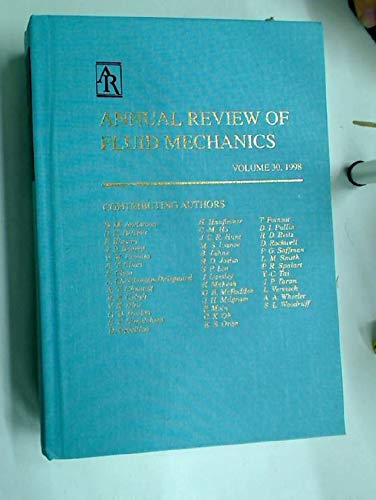 Imagen de archivo de Annual Review of Fluid Mechanics a la venta por Better World Books: West