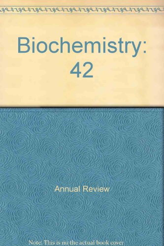 Beispielbild fr Biochemistry: 42 zum Verkauf von getbooks GmbH