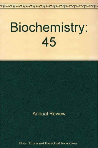 Stock image for Annual Review of Biochemistry: Volume 45, 1976 for sale by GloryBe Books & Ephemera, LLC