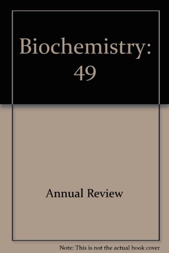 Beispielbild fr ANNUAL REVIEW OF BIOCHEMISTRY : Volume 49, 1980 zum Verkauf von The Book Exchange