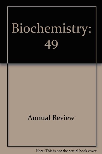 Stock image for ANNUAL REVIEW OF BIOCHEMISTRY : Volume 49, 1980 for sale by The Book Exchange