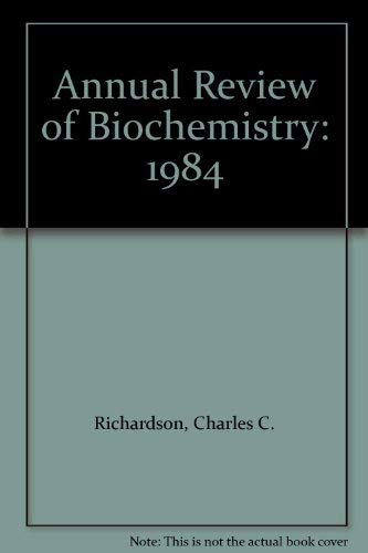 Imagen de archivo de Annual Review of Biochemistry a la venta por Better World Books