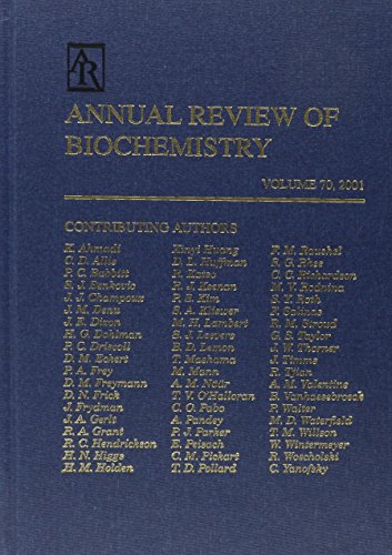 Stock image for Annual Review of Biochemistry: 2001 for sale by Wonder Book