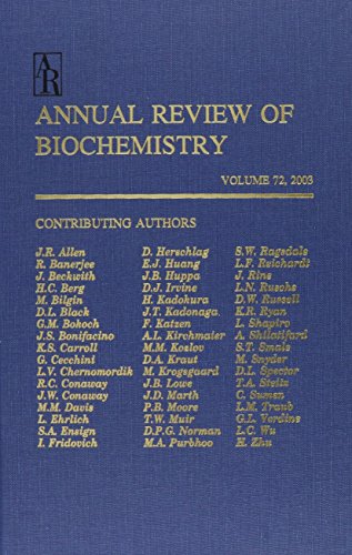 9780824308728: Annual Review of Biochemistry: 2003: 72