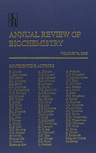 Imagen de archivo de Annual Review of Biochemistry 2005 a la venta por Wonder Book