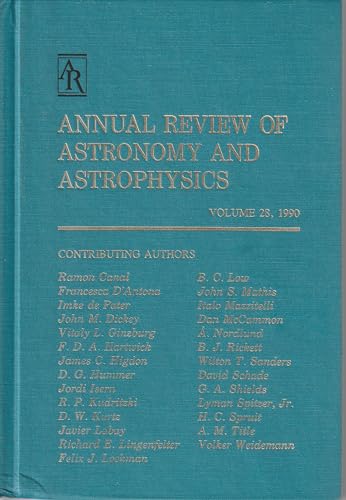 Stock image for Annual Review of Astronomy and Astrophysics: 1990 (Annual Review of Astronomy & Astrophysics) for sale by HPB Inc.