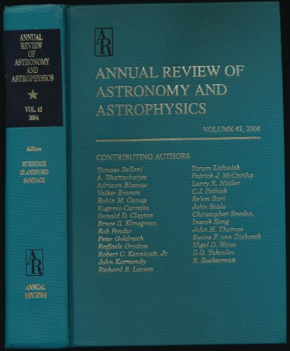 Stock image for Annual Review of Astronomy and Astrophysics for sale by Better World Books