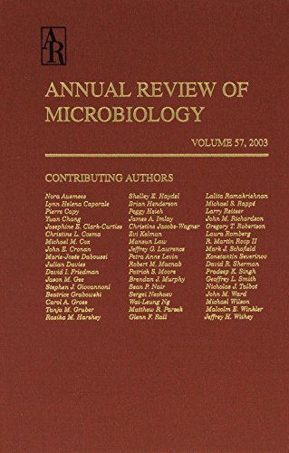 Beispielbild fr Annual Review of Microbiology zum Verkauf von Better World Books