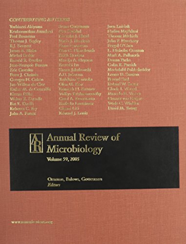 Beispielbild fr Annual Review of Microbiology zum Verkauf von Better World Books