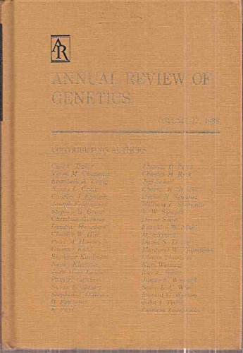 Annual Review of Genetics: 1988 (9780824312220) by Campbell, Allan; Baker, Bruce S.