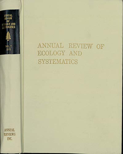Stock image for Annual Review of Ecology and Systematics, Volume 7 for sale by Tiber Books
