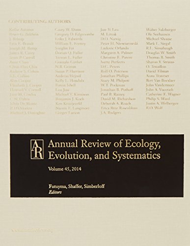 Stock image for Annual Review of Ecology, Evolution, and Systematics ; Vol. 45 (2014) for sale by Katsumi-san Co.