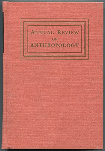 Stock image for Annual Review of Anthropology for sale by Wonder Book