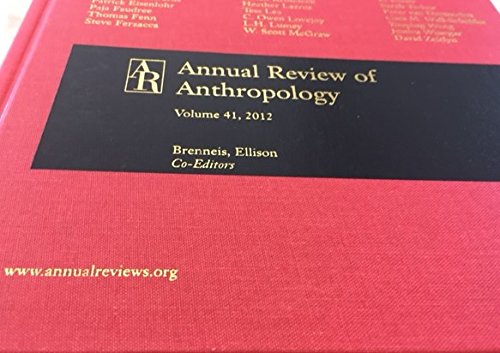 Stock image for Annual Review of Anthropology 2012 for sale by Wonder Book