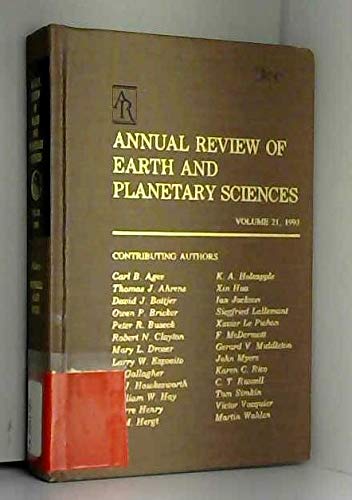 Imagen de archivo de Annual Review of Earth and Planetary Sciences a la venta por Better World Books