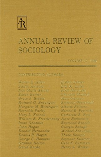 Stock image for Annual Review of Sociology: 1986 for sale by Solomon's Mine Books