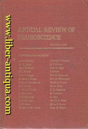 Imagen de archivo de Annual Review of Neuroscience a la venta por Wonder Book