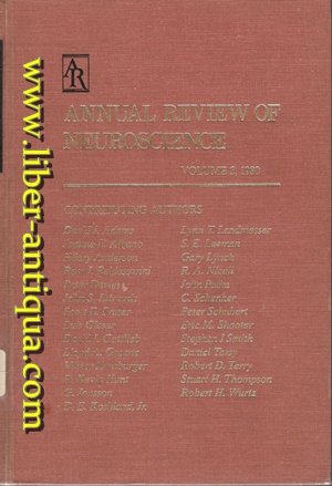 Imagen de archivo de Annual Review of Neuroscience: 3 a la venta por Wonder Book