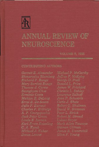 Stock image for Annual Review of Neuroscience: 1986 for sale by Sequitur Books