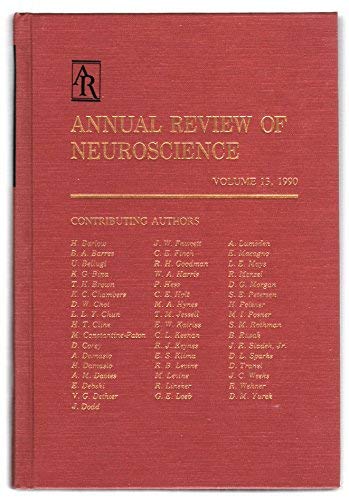 Imagen de archivo de Annual Review of Neuroscience 1990, Vol. 13 a la venta por Wonder Book