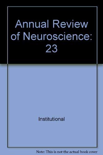 Beispielbild fr Annual Review of Neuroscience: 2000: 23 zum Verkauf von HPB-Red