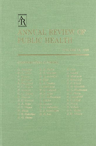 Beispielbild fr Annual Review of Public Health: 1991: 12 (Annual Review of Public Health) zum Verkauf von NEPO UG