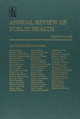 Imagen de archivo de Annual Review Of Public Health, 2005, Vol. 26 a la venta por HPB-Red