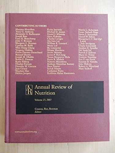 Imagen de archivo de Annual Review of Nutrition, Volume 27, 2007 a la venta por About Books