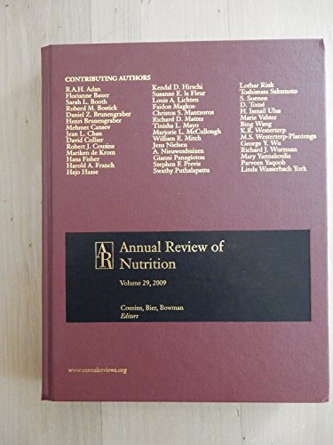 Stock image for Annual Review of Nutrition, Volume 29, 2009 for sale by About Books