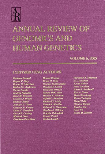 Imagen de archivo de Annual Review of Genomics and Human Genetics ; Vol. 5, 2004 [AR] a la venta por Katsumi-san Co.