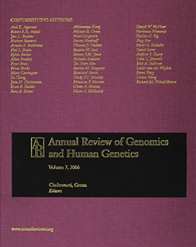 Beispielbild fr Annual Review of Genomics and Human Genetics ; Vol. 7, 2006 [AR] zum Verkauf von Katsumi-san Co.