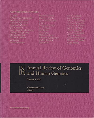 9780824337087: Annual Review of Genomics and Human Genetics 2007: 8