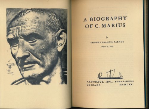 Imagen de archivo de Biography of C. Marius a la venta por Avol's Books LLC