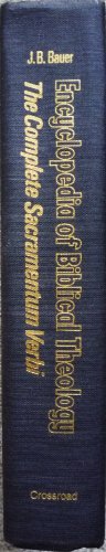 Imagen de archivo de Encyclopedia of Biblical Theology : The Concise Sacramentum Verbi a la venta por Better World Books