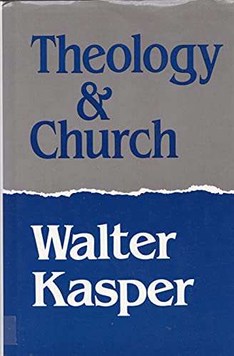 Beispielbild fr Theology and Church zum Verkauf von Better World Books