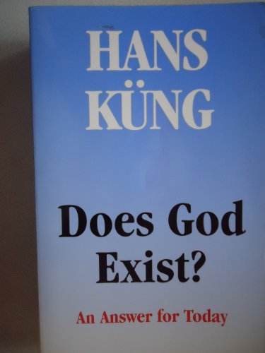 Imagen de archivo de DOES GOD EXIST?: AN ANSWER FOR TODAY. a la venta por Cambridge Rare Books