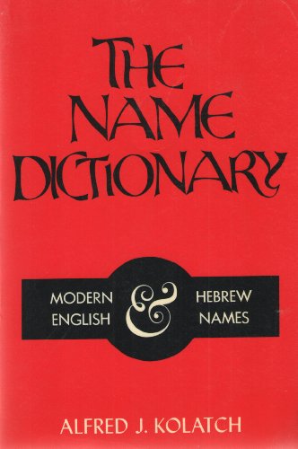 Stock image for Name Dictionary for sale by Better World Books