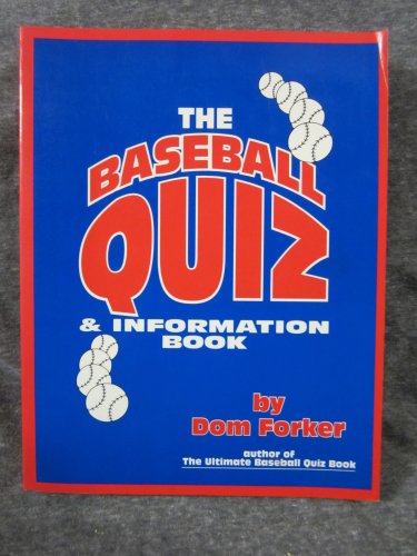 Stock image for The Baseball Quiz and Information Book for sale by HPB-Diamond