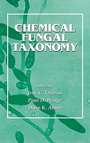 Beispielbild fr Chemical Fungal Taxonomy zum Verkauf von Chiron Media