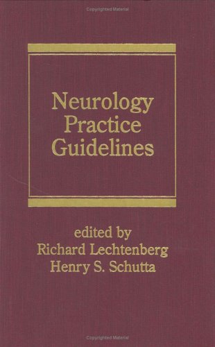 Beispielbild fr Neurology Practice Guidelines. Edited by Richard Lechtenberg, Henry S. Schutta. zum Verkauf von Antiquariat am St. Vith