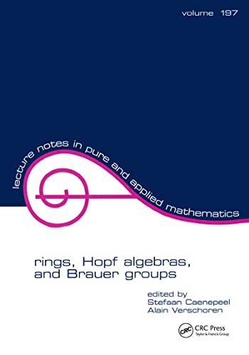 Stock image for Rings, Hopf Algebras, and Brauer Groups for sale by Books Puddle