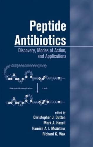 Beispielbild fr Peptide Antibiotics: Discovery Modes Of Action And Applications zum Verkauf von Chiron Media