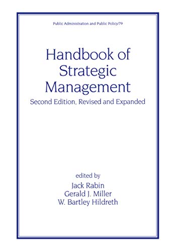 9780824703394: Handbook of Strategic Management (Public Administration and Public Policy)